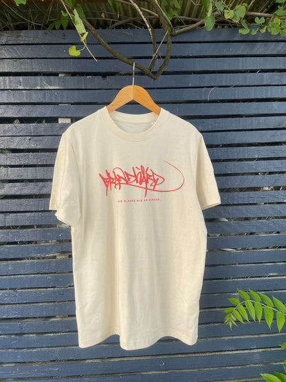 Retro Shirt - Brandhärd - Egg white