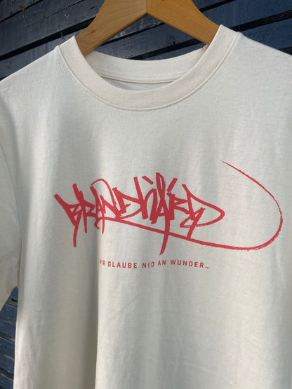 Retro Shirt - Brandhärd - Egg white