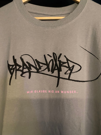 Retro Shirt - Brandhärd - Misty grey