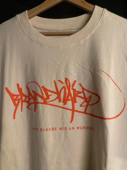 Retro Shirt - Brandhärd - Egg white